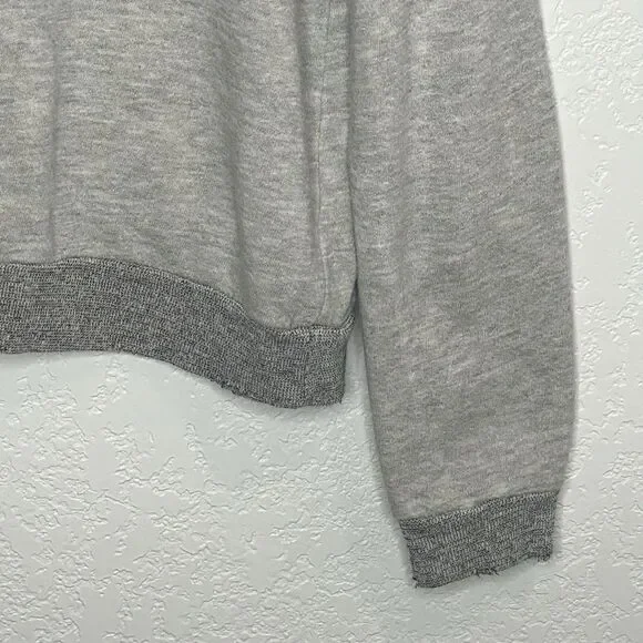 The Great. The Shrunken Bib Sweatshirt Heather Grey Medium - Picture 5 of 14